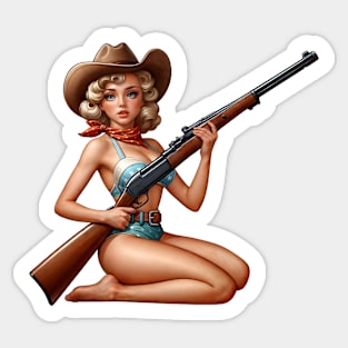 Cowgirl Sticker